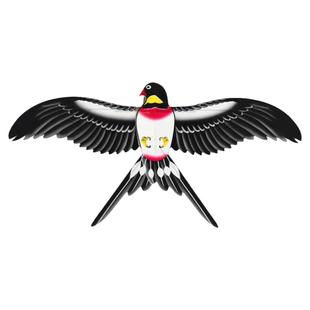 钓鱼竿小风筝儿童手持新款迷你动态易飞户外运动游戏降落伞玩具