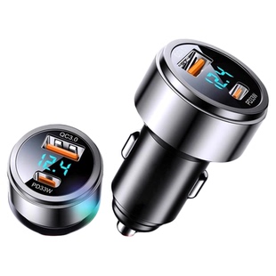 车载充电器超级快充头适用华为手机点烟器转换插头车充汽车用usb