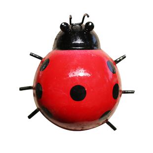 户外花园庭院铁艺甲壳虫七星瓢虫挂件幼儿园装饰园艺造景动物摆件