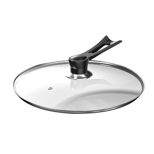 家用锅盖钢化玻璃盖32cm耐高温炒锅盖平底锅通用炒菜厨房专用锅盖