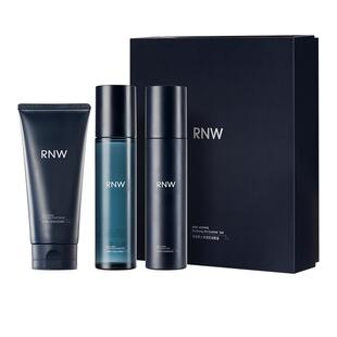 【新年囤货装】2盒rnw男士水乳洗面奶套装护肤品三件套盒