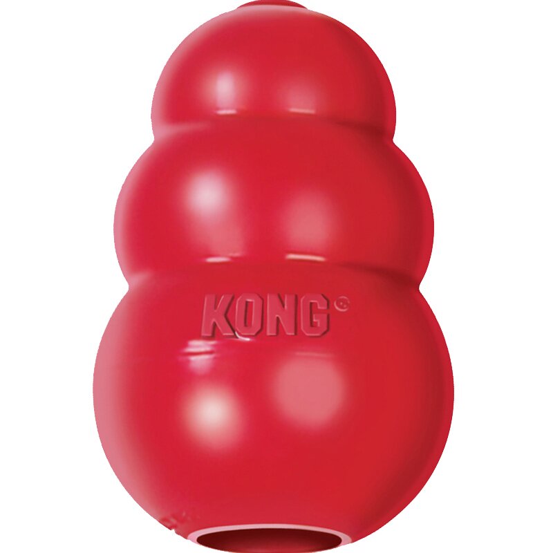 KONG狗狗玩具漏食球耐咬橡胶葫芦大型犬磨牙丰容藏食益智宠物嗅闻