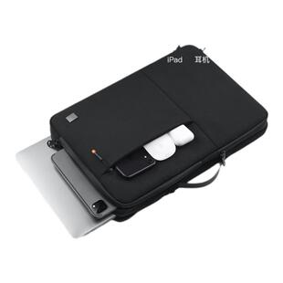 适用Macbook Pro 14苹果笔记本电脑包16内胆包air 13.6商务手提M2防水M3M4防摔13.3英寸15.3抗震15.4