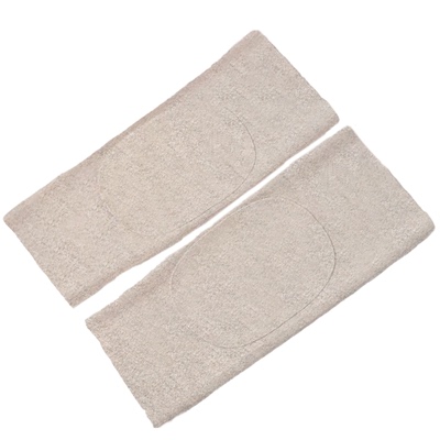 羊毛蚕丝德绒热热护膝护腿防寒