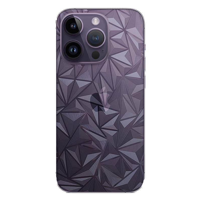 适用于16苹果15/14手机后膜iPhone13/12磨砂菱形全包11背膜xr3D保护贴
