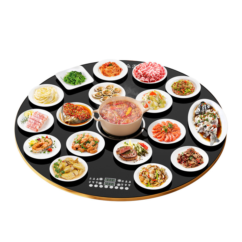 弗雷得2026带火锅家用暖菜板热菜饭菜保温神器多功能餐桌加热转盘