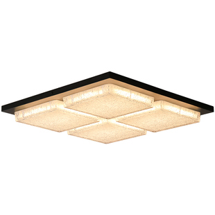 意式极简卧室吸顶灯现代简约高级感新款轻奢方形超亮主卧书房灯