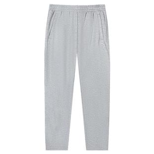 安踏加绒裤子男款运动裤冬季加厚保暖卫裤宽松大码长裤灰色直筒裤