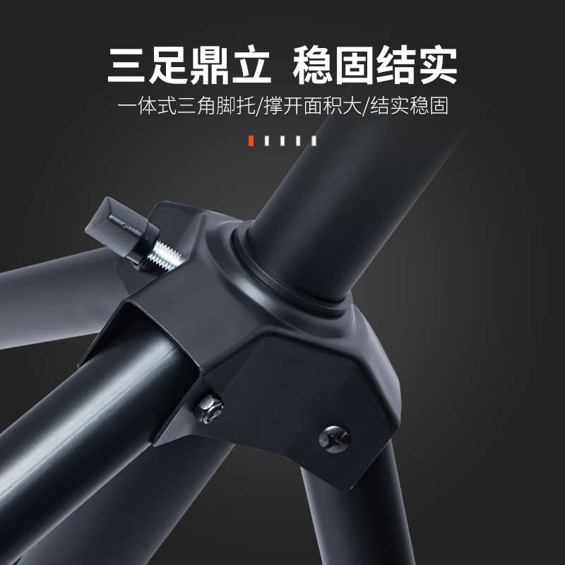 欧特声音箱支架三脚架音响三角架KTV舞台架子金属落地托盘卡包架