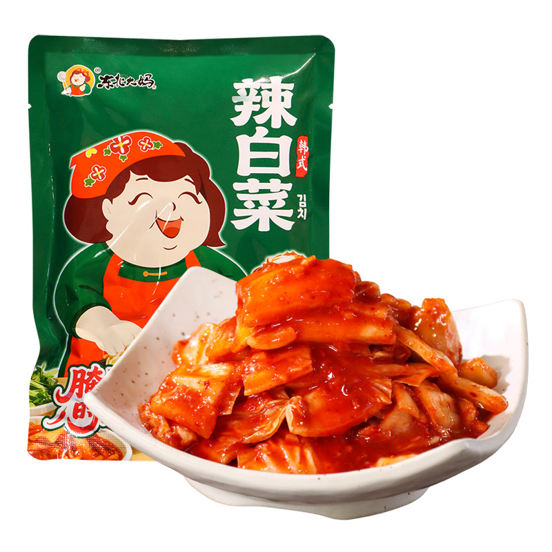 5袋韩式辣白菜 韩国泡菜正宗东北大妈延边朝鲜族腌制小咸菜下饭菜