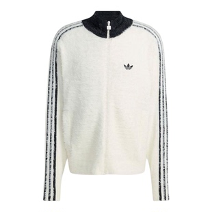 阿迪达斯三叶草男子人造毛皮运动宽松运动夹克外套 KR5152 KR5145