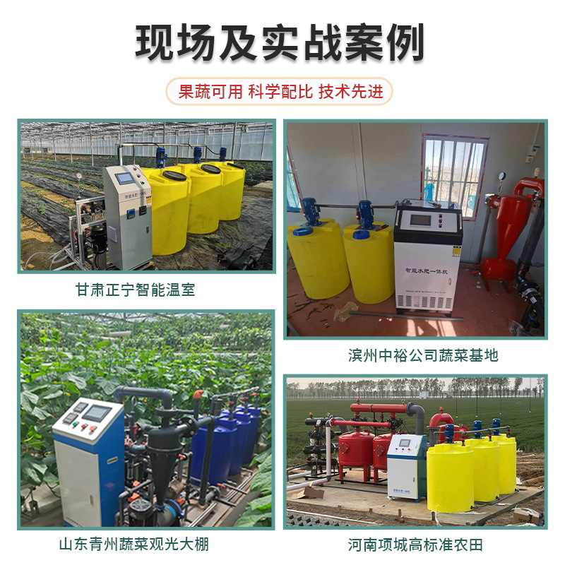 三通道水肥一体机灌溉服务器智能灌溉控制柜高标准农田智能施肥机