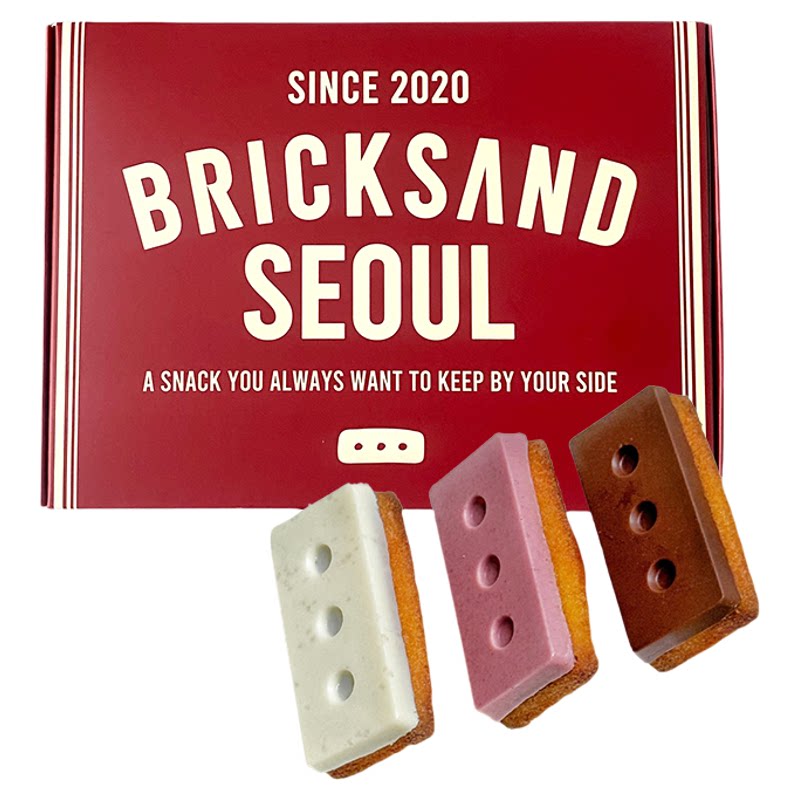 韩国进口费南雪布里克三明治Brick Sand费南雪巧克力糕点面包
