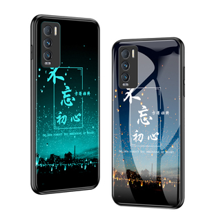 适用iPhone苹果x手机壳xr保护套xs夜光玻璃xsmax男女款iphonex女神款iphonexr抖音同款硅胶网红版外壳ipx