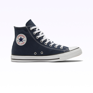 CONVERSE匡威 All Star夏季男女高帮帆布休闲运动鞋海军蓝102307