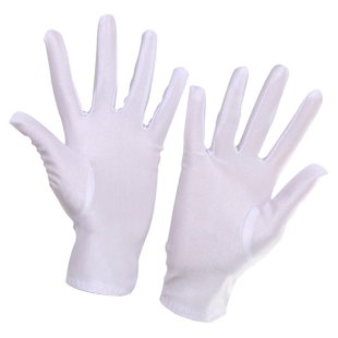 男女高弹薄短款氨纶白礼仪手套春夏演出舞蹈保安珠宝防晒采茶骑行