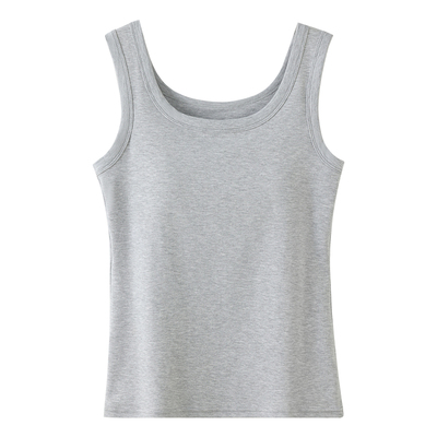 纯色棉吊带背心女春夏内搭显瘦