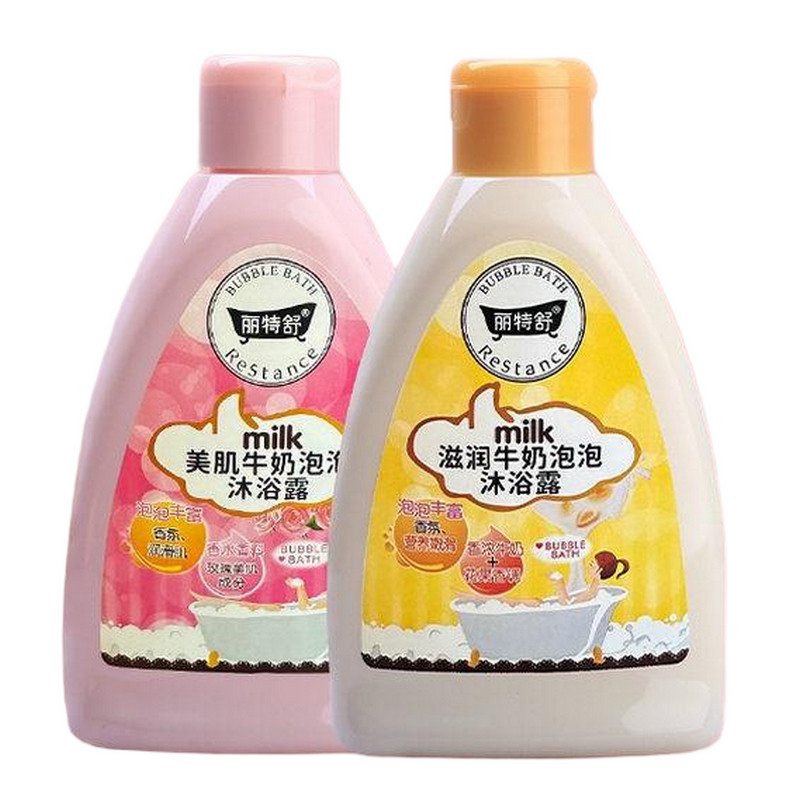丽特舒滋润牛奶泡泡沐浴露儿童泡泡浴专用浴液浴缸泡澡超多泡泡