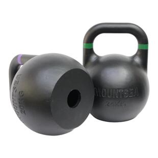 竞技壶铃中空铸铁一体提壶男女士健身房家用深蹲增肌硬式运动减脂