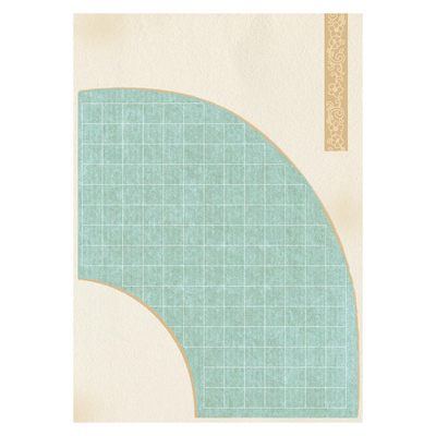 A4硬笔书法作品纸加厚方格作品纸