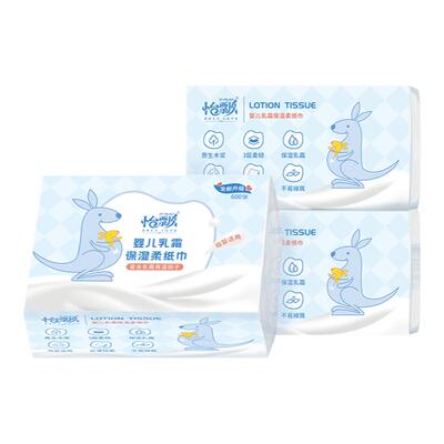 怡飘乳霜云柔纸巾保湿110抽12包