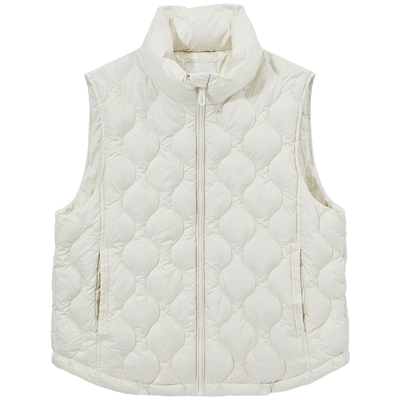 热风24年冬新款女士轻薄羽绒马甲