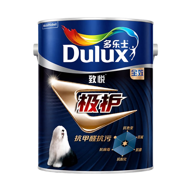 极护抗甲醛1级抗污抗菌乳胶漆