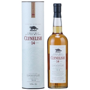 Clynelish 14小猫克里尼利基14年高地单一麦芽苏格兰威士忌酒洋酒