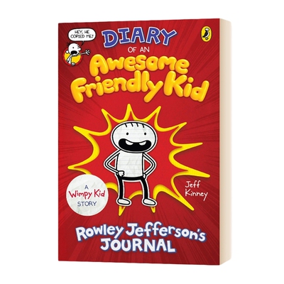 英文原版 Diary of an Awesome Friendly Kid: Rowley Jeffersons Journal 小屁孩日记番外篇 英文版儿童图书
