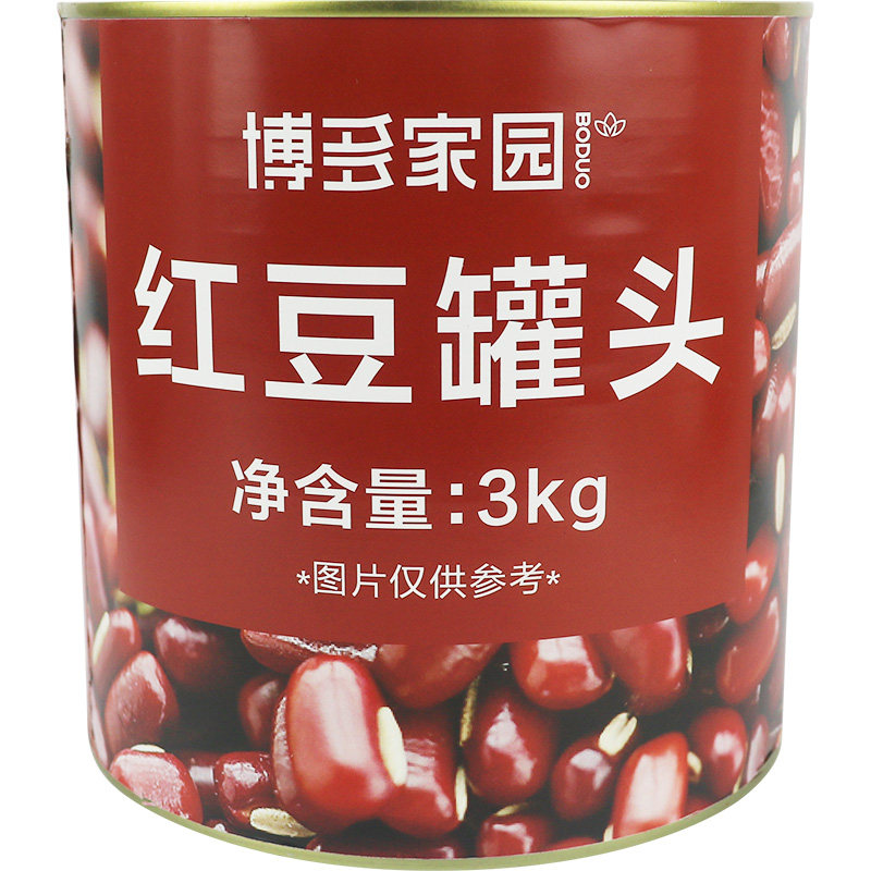 博多家园新晟红豆罐头3.2kg红豆