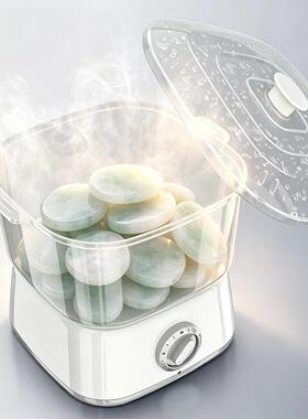 发廊宝宝用品迷你加热机毛巾蒸锅110V美规定时电保温机台湾
