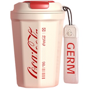 GERM可口可乐联名保温杯子咖啡高级感颜值精致女士男生不锈钢水壶