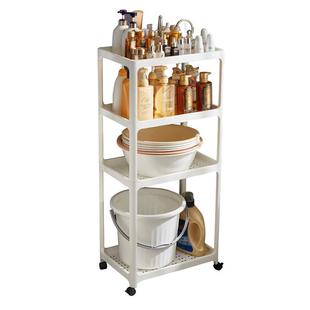 浴室脸盆水桶置物架塑料洗衣机阳台推车卫生间收纳柜液多层落地式