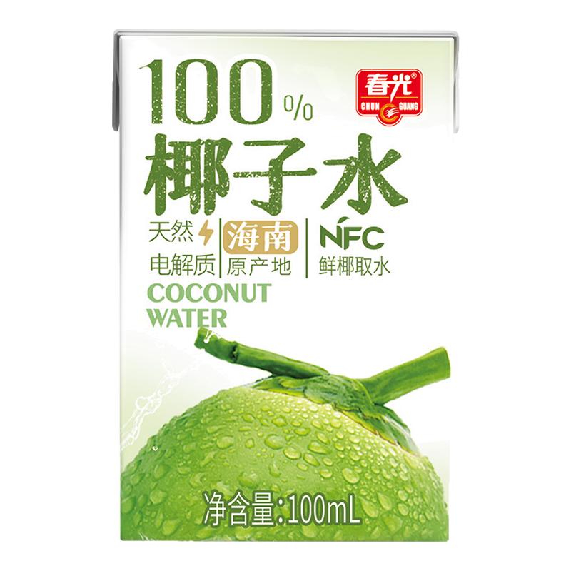 春光食品海南特产100%椰子水NFC椰青果汁运动健身饮料