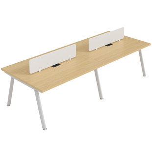 真正的免走线!职员办公桌椅组合2/4/6四人位办公桌现代简约员工位