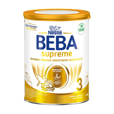 德国雀巢BEBA至尊版贝巴3段新生婴幼儿配方进口宝宝奶粉官方正品