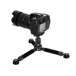 轻装时代Q116小型便捷迷你三脚架单反相机微单摄影手机拍照录制短视频桌面直播支架旅行爬楼铝合金云台三角架