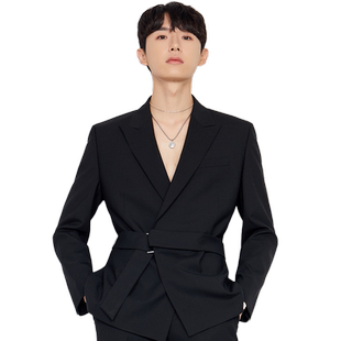 ZIOZIA冬季纯色简约男士气质简洁休闲西便服ZKG04925B