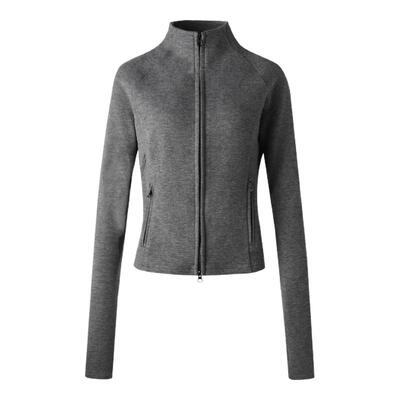 ourhour灰立领双头拉链卫衣套装