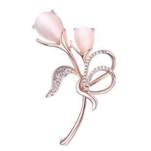 郁金香胸针女士优雅气质2024年新款潮别针小众设计感西装衣服配饰