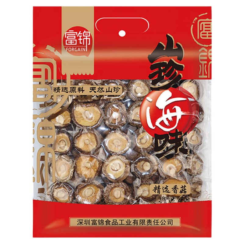 富锦年货精选特级剪脚无根香菇干