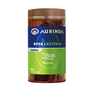 Aurinda澳琳达澳洲大豆磷脂300粒成人中老年lecithin官方旗舰店