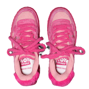 李宁草莓熊鞋子女鞋2023新款减震板鞋轻便加绒板鞋运动鞋AGCT218