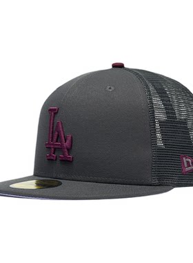 NEW ERA纽亦华26新品MLB网眼全封平檐棒球帽男女同款硬顶NE5950