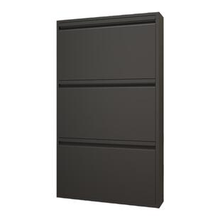 12cm超薄鞋柜家用门口钢制大容量翻斗柜挂墙悬空入户极窄玄关鞋柜