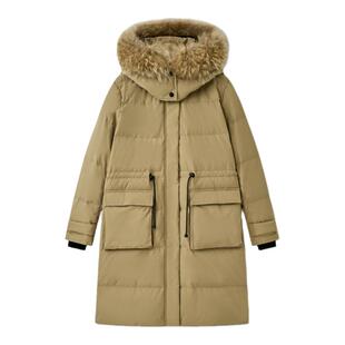 【白鹅绒】Laurel劳芮新款连帽羽绒服女LWL354L02400