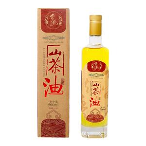 衢州特产常发山茶油G20杭州峰会食材总仓供应企业冷榨500mlX2礼盒