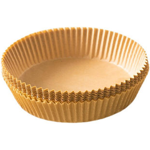 空气炸锅专用纸一次性烘焙用纸烤箱使用硅油纸食物圆形硅油纸