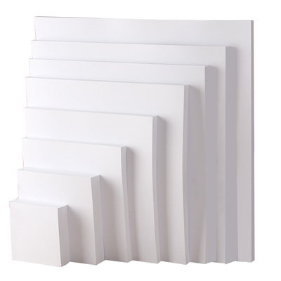 正方形美术绘画手绘白卡纸