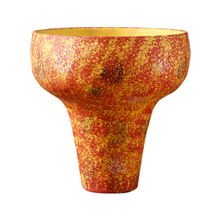 复古侘寂风陶瓷花盆家用桌面创意手工彩绘大口径蝴蝶兰花卉种植盆